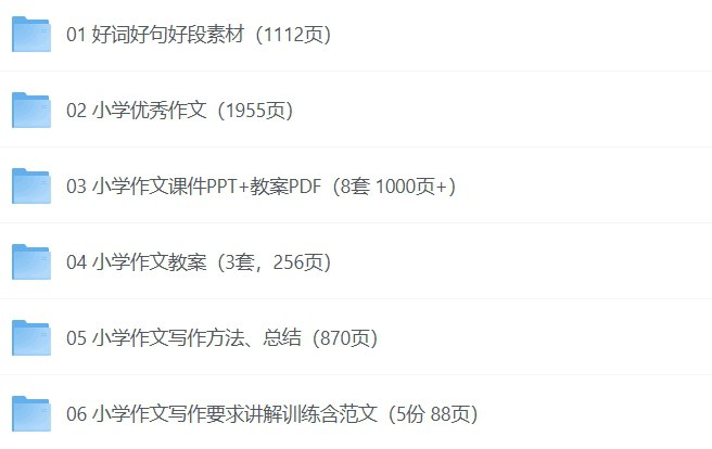 小学作文素材资料包：全面提升写作水平的范文与技巧合集-课程资源网