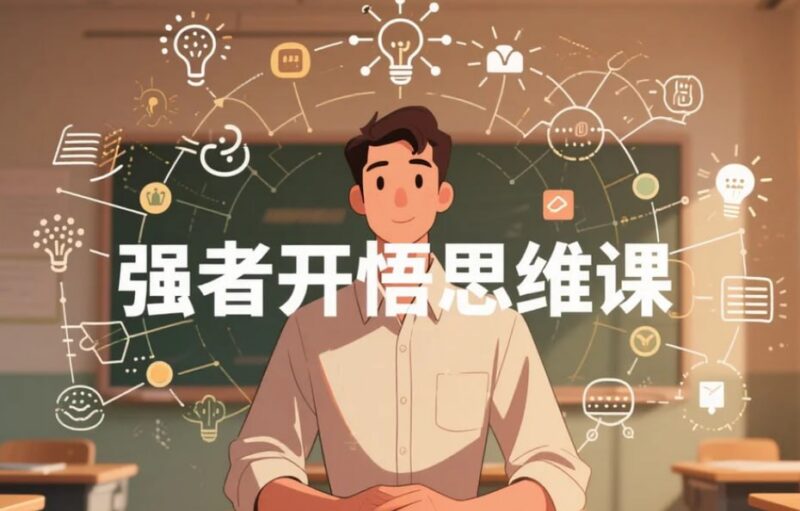 强者开悟思维课，看透人性本质与认知升级的生存哲学-课程资源网
