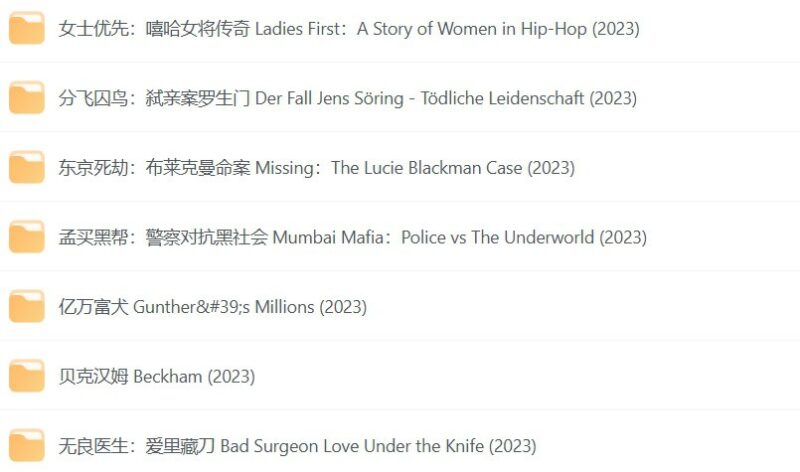 Netflix 2023年纪录片推荐，100部震撼人心的真实故事合集-课程资源网