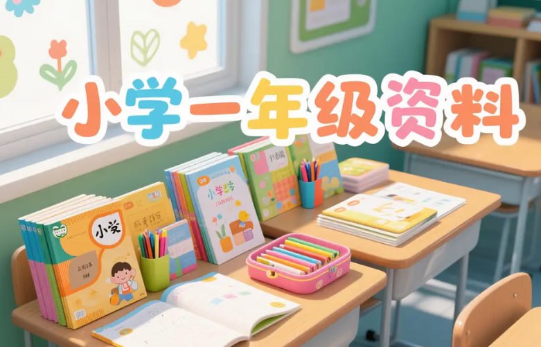 小学一年级学习资料，抖音+小红书爆款可打印资料大集合-课程资源网