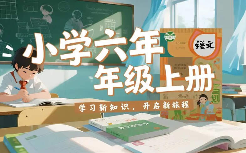 小学六年级上册可打印学习资料，抖音直播间爆款资源合集-课程资源网