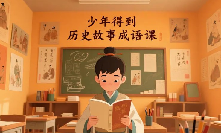 少年得到历史故事成语课，寓教于乐的成语启蒙课程-课程资源网