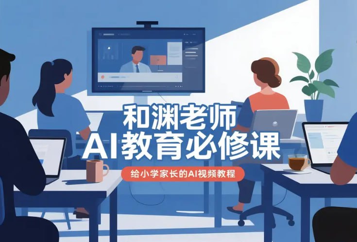 和渊老师AI教育必修课，给小学生家长的AI视频教程-课程资源网