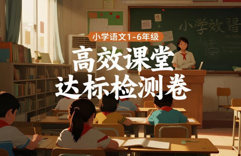 小学语文1-6年级《高效课堂达标检测卷》，同步训练与单元测试-课程资源网