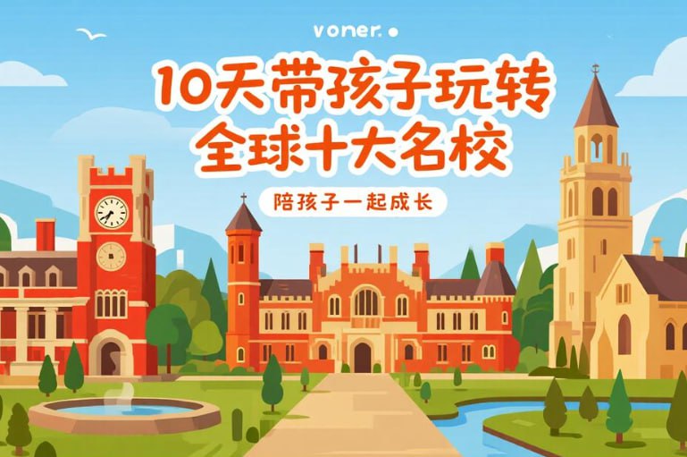 10天带孩子玩转全球十大名校，青少年名校启蒙与成长规划课-课程资源网