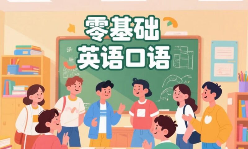 488集零基础英语口语动画，场景化学习轻松开口说英语-课程资源网