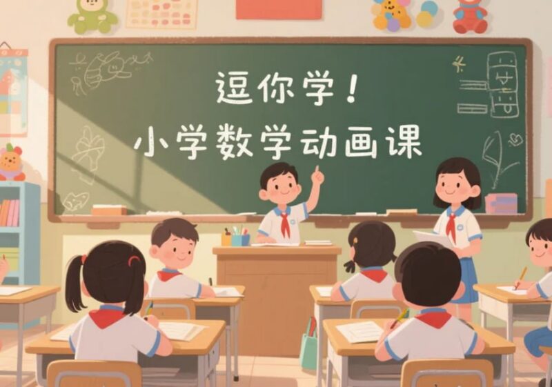 逗你学小学数学动画课，高效启蒙数学思维-课程资源网