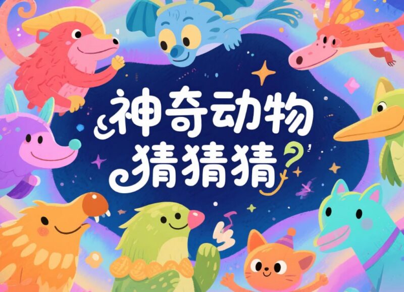 儿童自然科普动画《神奇动物猜猜猜》，趣味互动认知野生动物-课程资源网
