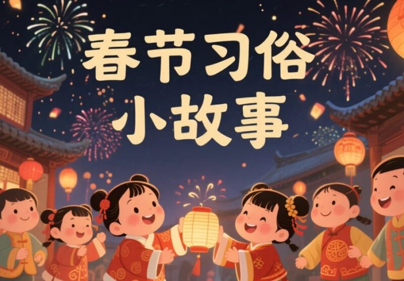 春节习俗小故事动画，传统年味与文化传承的趣味启蒙-课程资源网