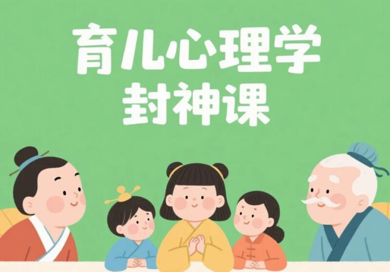 育儿心理学封神课，一站式解决叛逆+不听话等管教难题-课程资源网