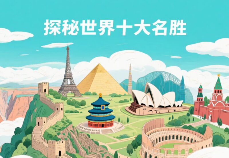 探秘世界十大名胜动画，足不出户带孩子云游世界地标-课程资源网