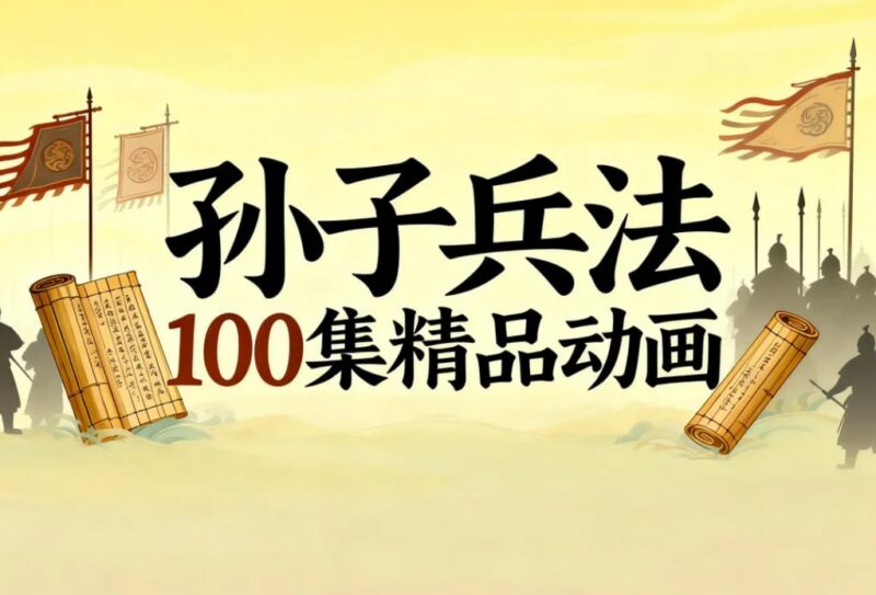 孙子兵法100集精品动画，国学经典+谋略思维启蒙-课程资源网