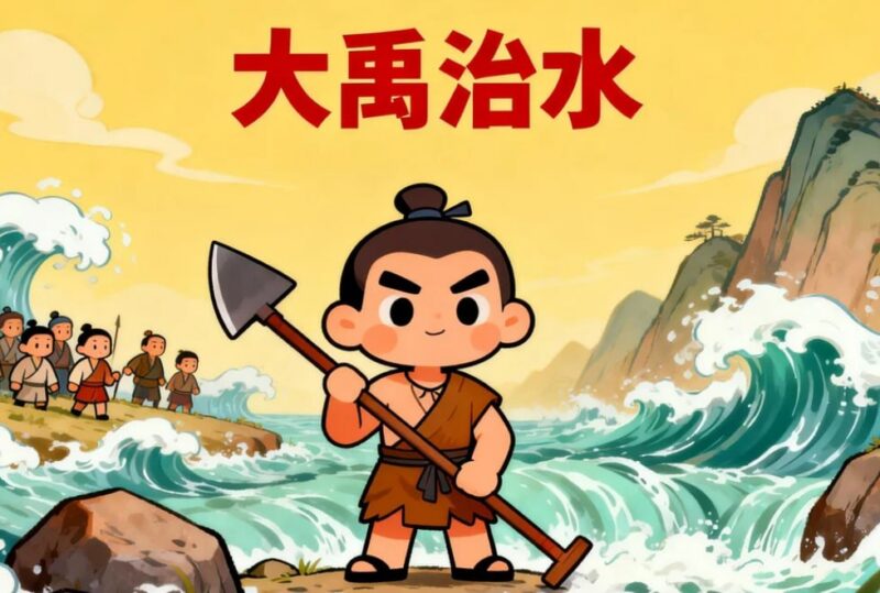 大禹治水动画，带娃领略华夏智慧与治水精神-课程资源网