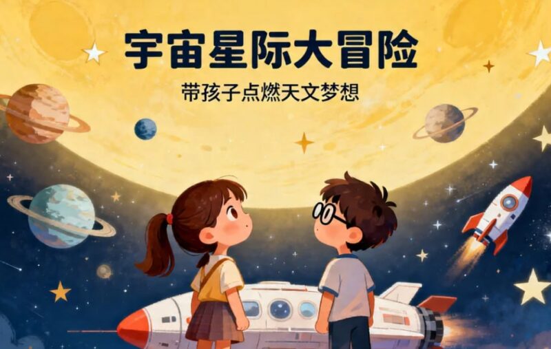 宇宙星际大冒险,带孩子点燃天文梦想-课程资源网