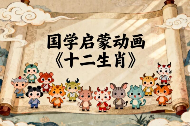 国学启蒙动画《十二生肖》，了解传统文化与性格寓意-课程资源网