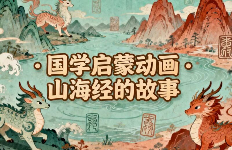 国学启蒙动画《山海经的故事》，打开孩子想象力大门-课程资源网
