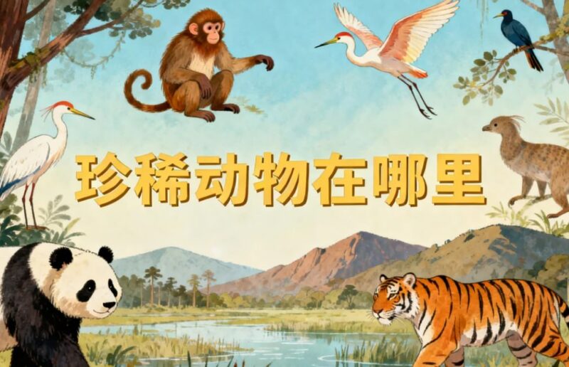 珍稀动物在哪里,带孩子探秘濒危物种-课程资源网