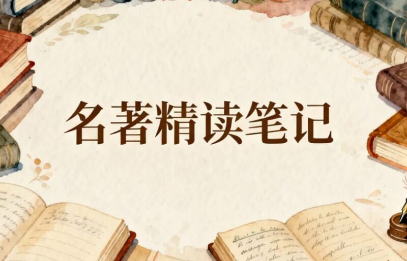 50部名著精读笔记合集，高效掌握核心精华-课程资源网