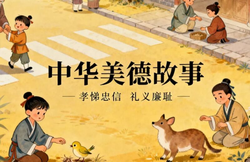 中华美德故事动画，滋养孩子品格的成长养分-课程资源网