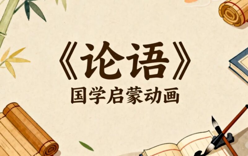 《论语》国学启蒙动画，孔子智慧轻松学-课程资源网