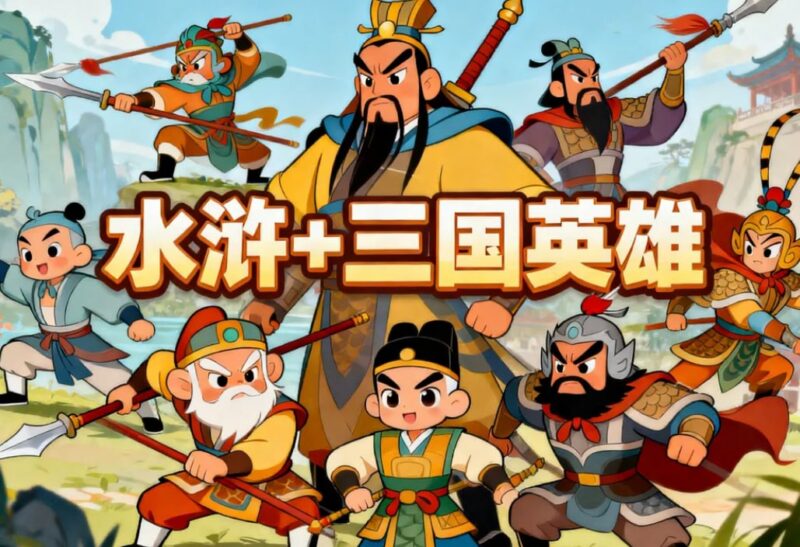 水浒+三国英雄动画，忠义江湖与智勇传奇-课程资源网