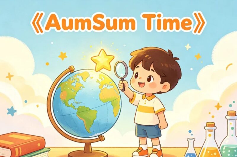 儿童科普英文动画《AumSum Time》，讲透人体与生命奥秘-课程资源网