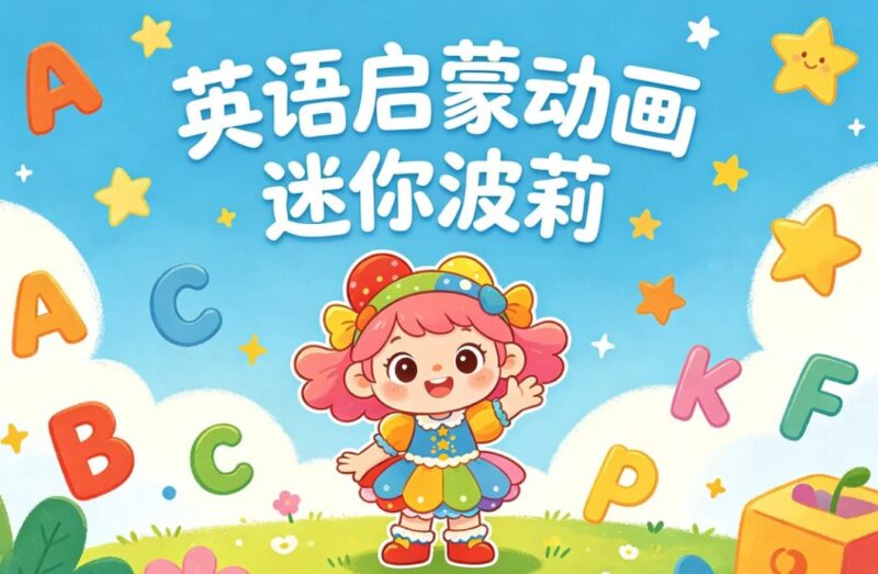 英语启蒙动画《迷你波莉》中英双版，轻松培养英语语感-课程资源网