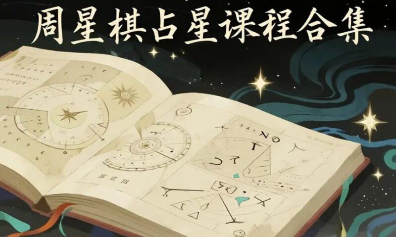 周星棋全套占星课程合集，初级+进阶+高阶+合盘+推运系统学习-课程资源网