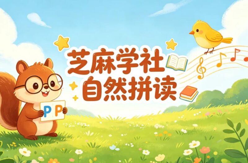 芝麻学社自然拼读,见词能读听音能写-课程资源网