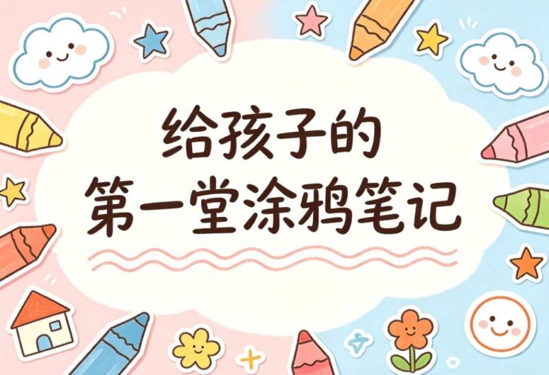 给孩子的第一堂涂鸦笔记，用画画激活大脑与创造力-课程资源网