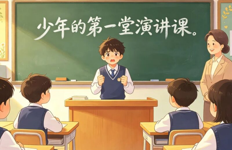 少年的第一堂演讲课,让孩子自信开口惊艳全场-课程资源网