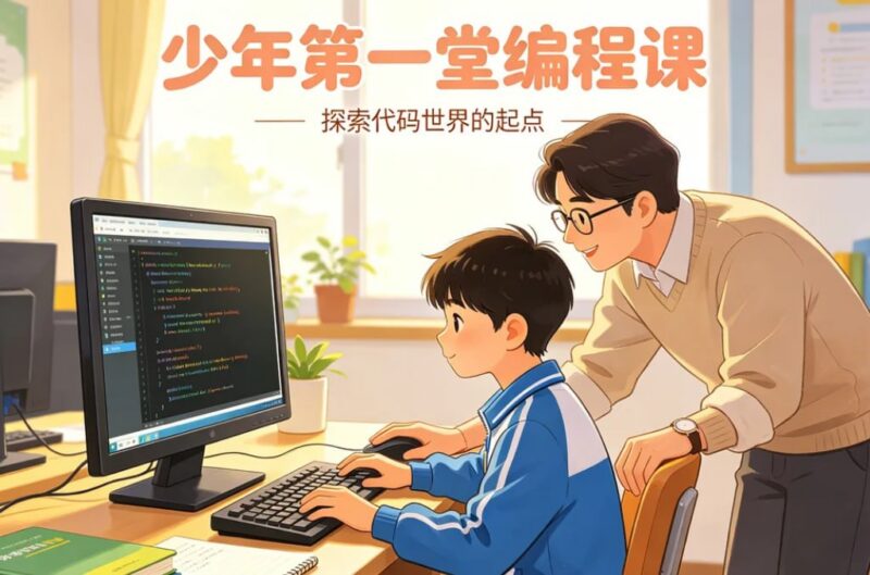 少年第一堂编程课，趣味学逻辑+激发创造力-课程资源网