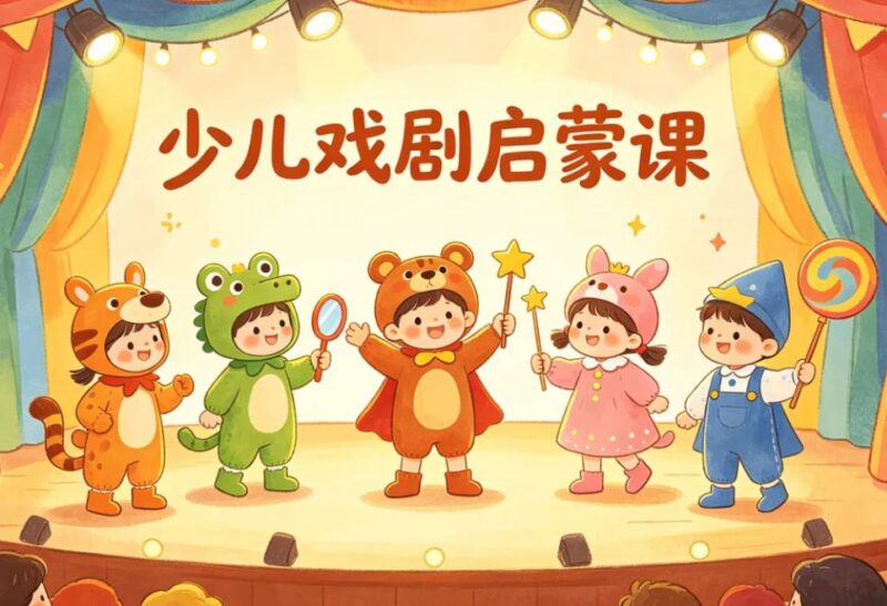 少儿戏剧启蒙课，在表演中爱上表达与写作-课程资源网