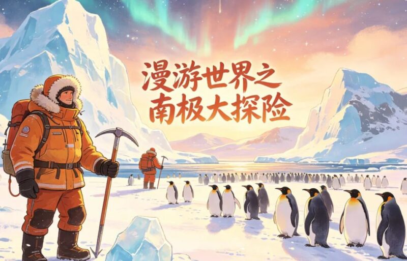 十万少年漫游世界之南极大探险，培养勇气与探索精神-课程资源网