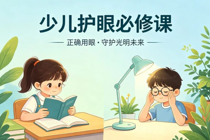 少儿护眼必修课，防控近视的科学方法+日常用眼习惯-课程资源网