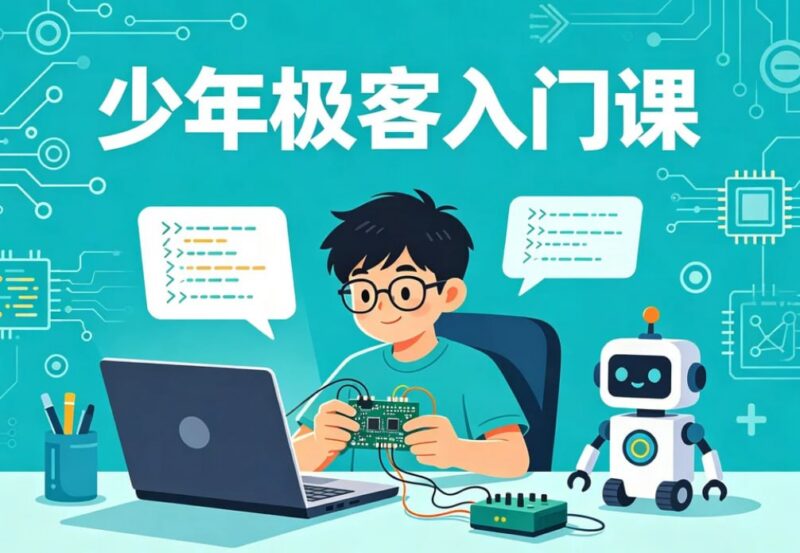 少年极客入门课，用动手项目打开科技世界大门-课程资源网