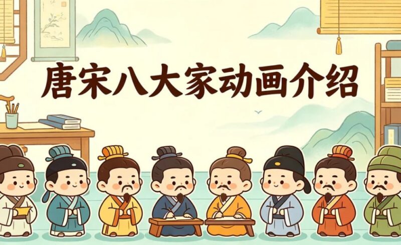 唐宋八大家动画，走近古文运动领袖的文学与人生-课程资源网