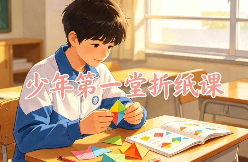 少年第一堂折纸课，玩出空间想象力与专注力-课程资源网