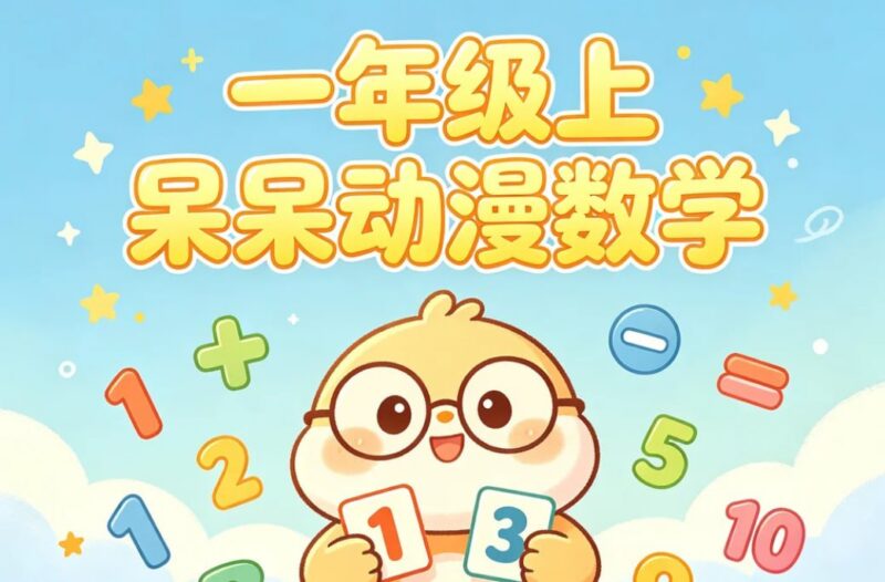 一年级上呆呆动漫数学，轻松迈入数学世界-课程资源网