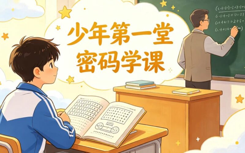 少年第一堂密码学课，玩转信息加密与解密思维-课程资源网