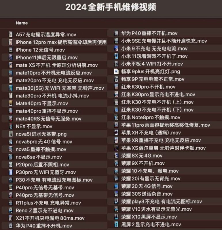 名称：2024年最新手机维修教程 | 详细拆机步骤与故障排除指南-课程资源网